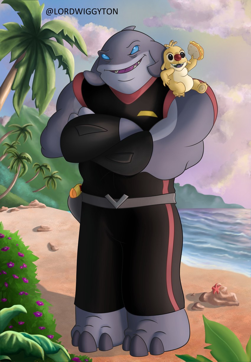 gantu and reuben (lilo and stitch and etc) created by lordwiggyton