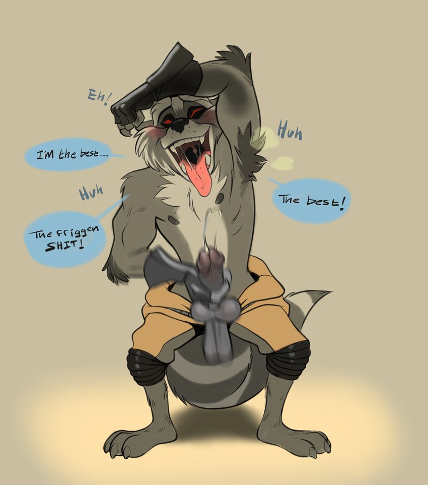 rocket raccoon (guardians of the galaxy and etc) created by zepthehyerian