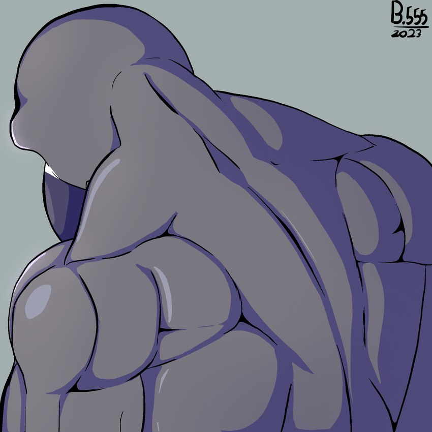 anthro back_muscles beak big_muscles eyebrow_ridge grey_body latissimus_dorsi looking_away male muscular muscular_male rear_view solo dekumemer general_grey_(dekumemer) african_grey afrotropical_parrot avian bird parrot true_parrot 1:1 2023 cel_shading digital_drawing_(artwork) digital_media_(artwork) hi_res shaded