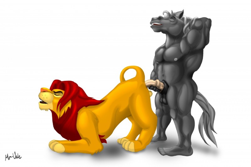 simba and vale (the lion king and etc) created by mr-vale