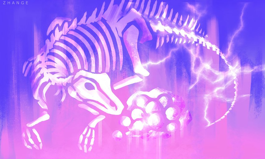 3_fingers biped bone crystal egg electricity female feral fingers fossil lightning mature_female mature_feral nest protective rib_cage salt skeleton skull solo spine tail zhange scp_foundation scp-3637-1 animated_skeleton crystal_creature dinosaur elemental_creature hadrosaurid maiasaura mineral_fauna ornithischian ornithopod prehistoric_species reptile scalie undead artist_name colored digital_media_(artwork) digital_painting_(artwork) restricted_palette watermark