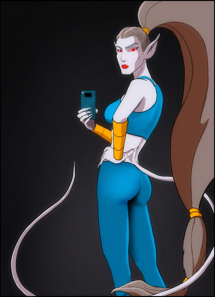 anthro female humanoid_face lips solo nostalgielf marvel spider-man_(series) spider-man_unlimited lady_vermin mammal murid murine rat rodent hi_res