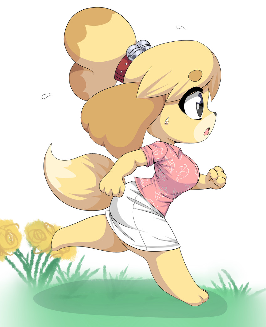 isabelle (animal crossing and etc) created by simmsyboy
