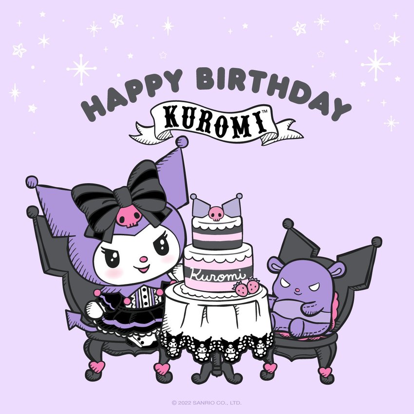 baku and kuromi (hello kitty (series) and etc) created by unknown artist