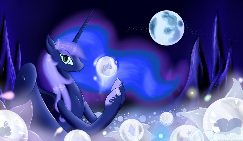 princess luna (friendship is magic and etc) created by blueondrive
