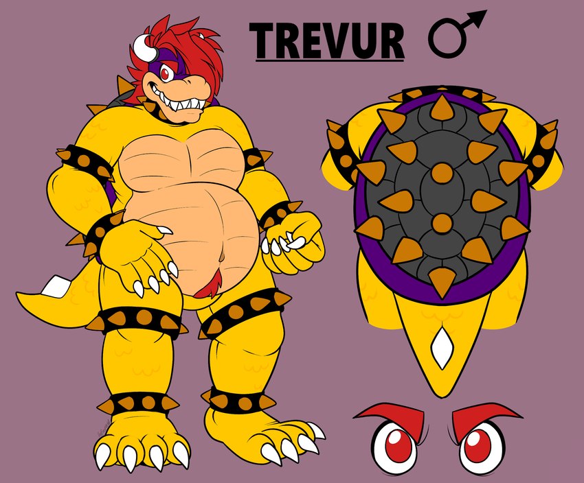 fan character and trevur (mario bros and etc) created by beastofeuthanasia