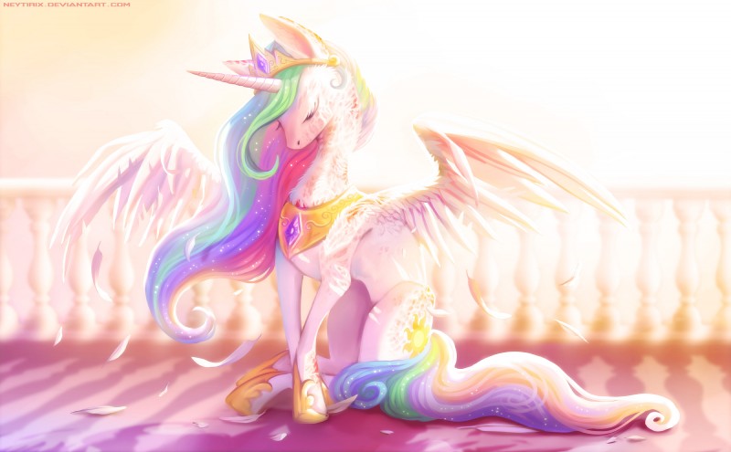 princess celestia (friendship is magic and etc) created by neytirix