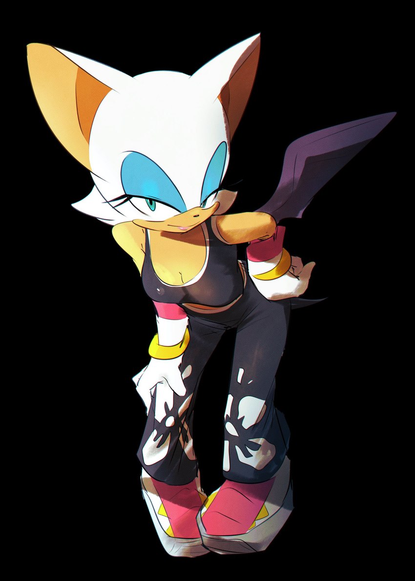 rouge the bat (sonic the hedgehog (series) and etc) created by pachirisus