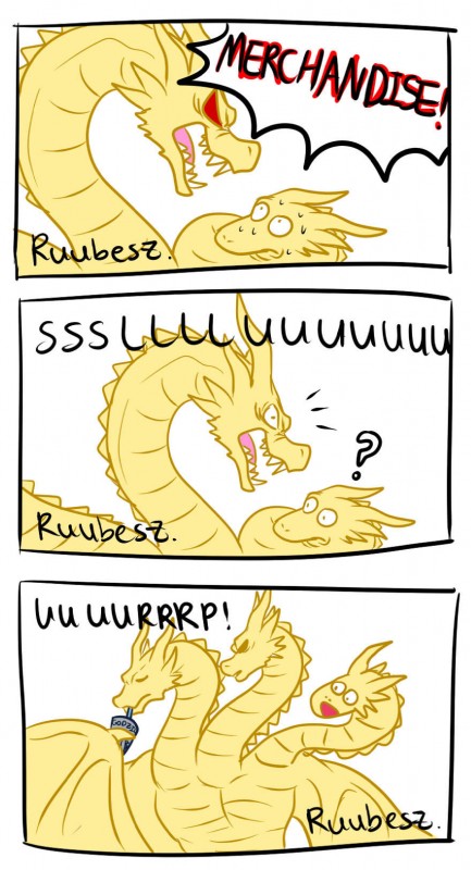 king ghidorah (european mythology and etc) created by ruubeszdraws