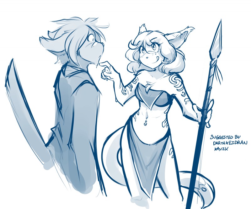 cathleen keiser and cornelius keiser (twokinds) created by tom fischbach