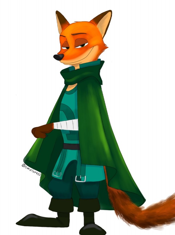 nick wilde (zootopia and etc) created by omutora33