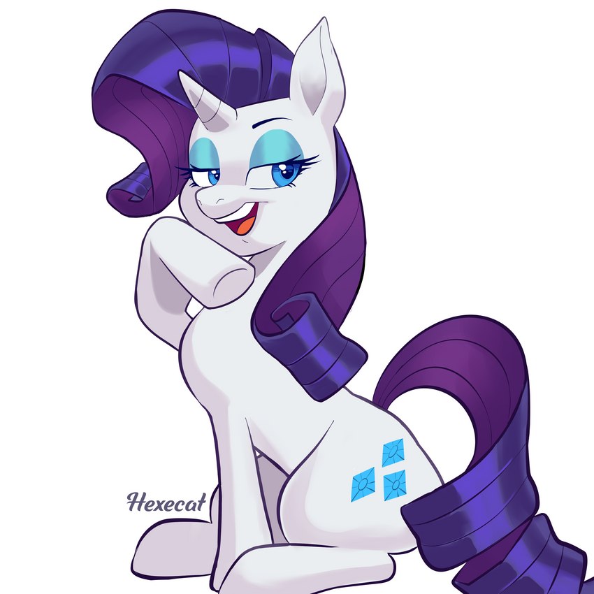 rarity (friendship is magic and etc) created by hexecat
