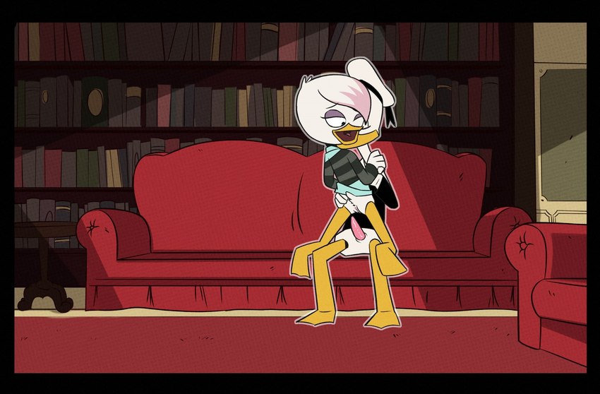 age_difference anus butt emo_haircut female flat_chested furniture genitals imminent_sex library male penis pussy sofa young young_female nightcox disney ducktales ducktales_(2017) donald_duck lena_(ducktales) anatid anseriform avian bird duck comic hi_res