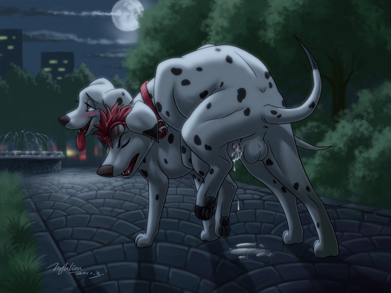 cobalt and perdita (101 dalmatians and etc) created by hyhlion