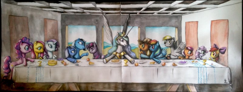 cutie mark crusaders, princess celestia, twilight sparkle, princess luna, sweetie belle, and etc (friendship is magic and etc) created by kinoko