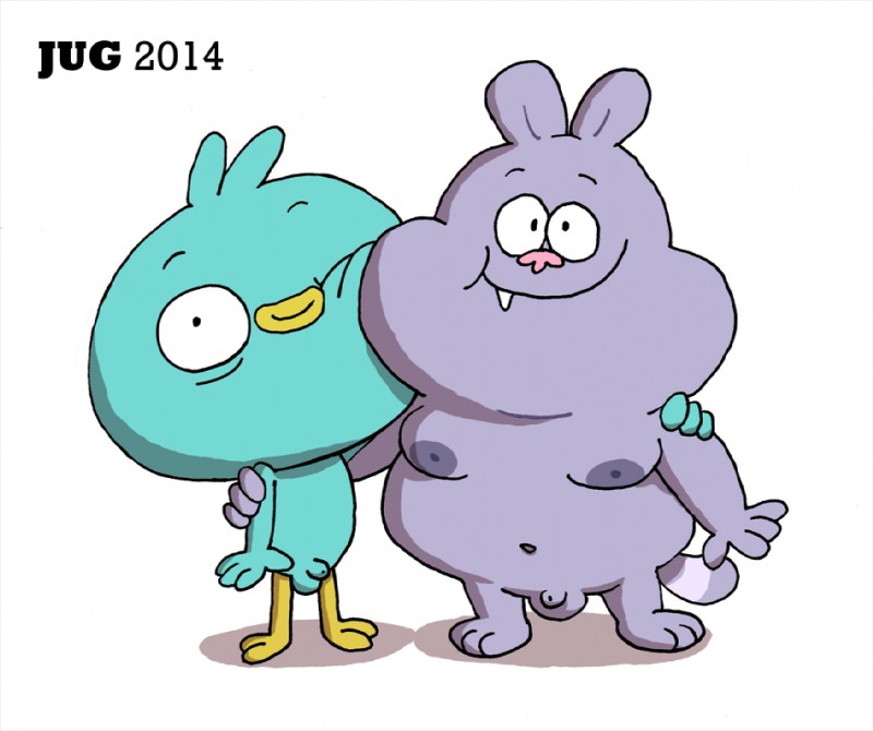 anthro balls beak duo genitals male nipples non-mammal_balls nude penis slightly_chubby young young_anthro jugend cartoon_network chowder_(series) harvey_beaks nickelodeon chowder harvey_beaks_(character) avian bird mammal