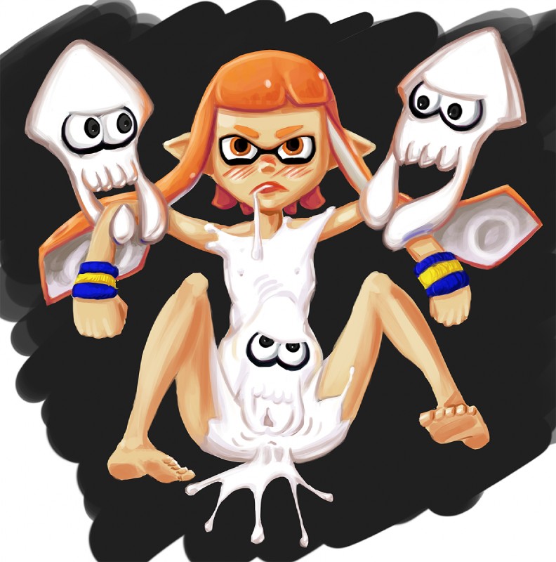 inkling girl (nintendo and etc) created by parasite (artist)