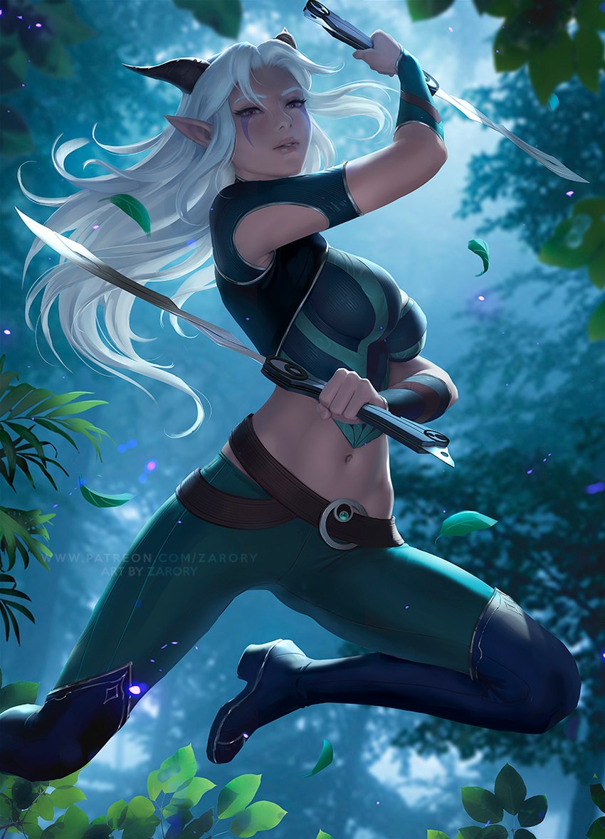 rayla (the dragon prince) created by zarory