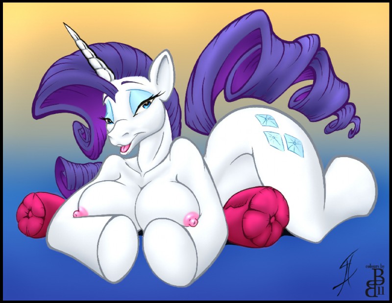rarity (friendship is magic and etc) created by alex spastic and colour crusader