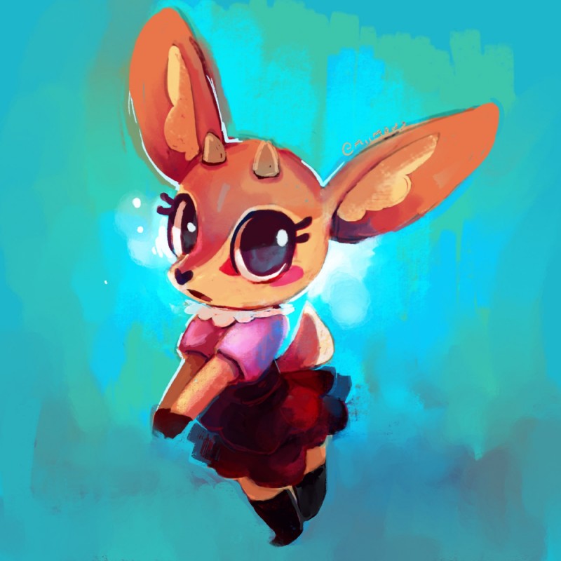 tsunoda (aggretsuko and etc) created by miimows (artist)