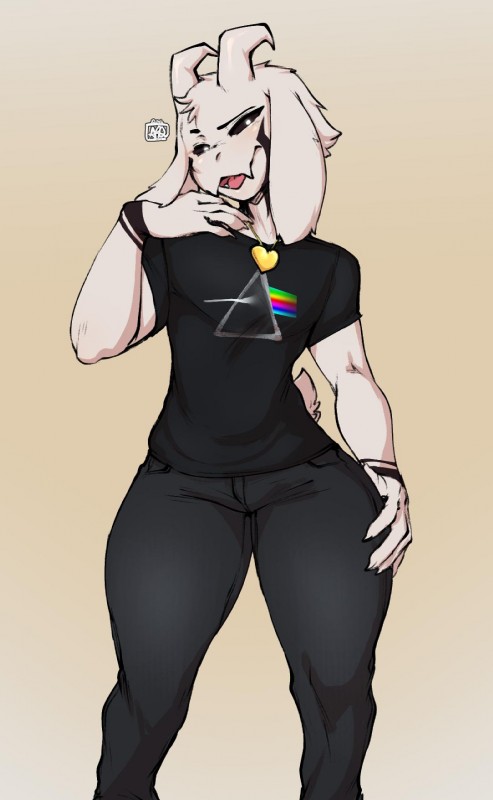 asriel dreemurr (the dark side of the moon (album) and etc) created by avante92