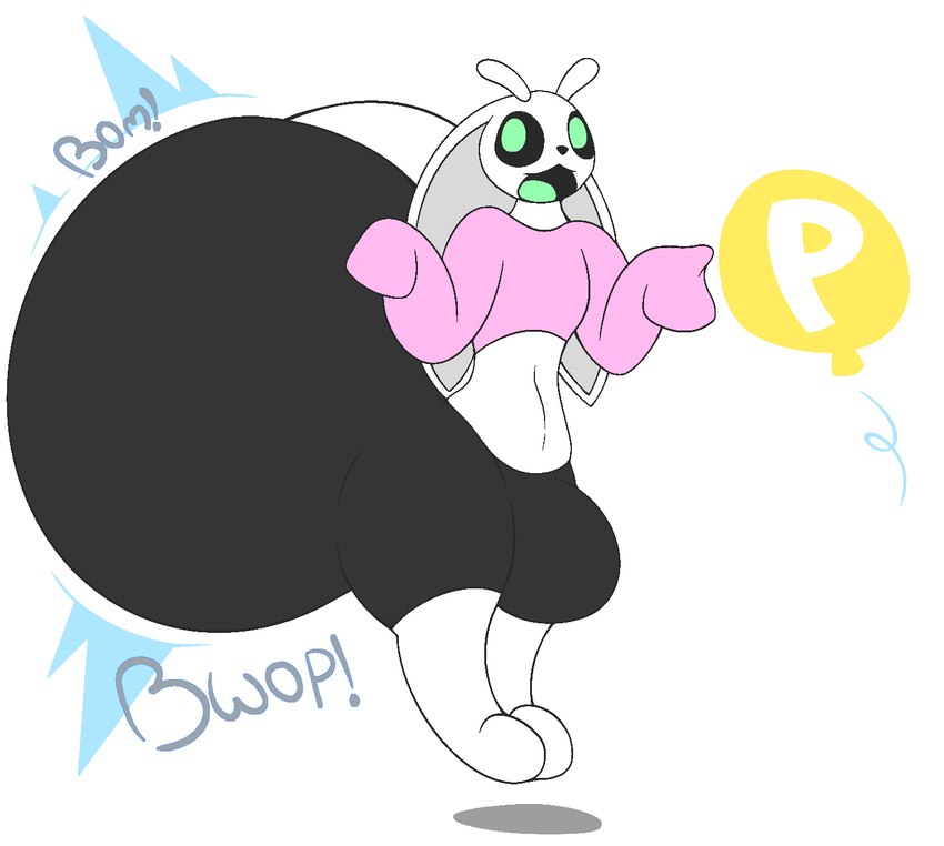 air_inflation anthro big_bulge big_butt black_bottomwear black_clothing black_mouth black_nose black_sclera black_shorts bottomwear bulge butt butt_expansion bwomp clothing crop_top cropped_sweater expansion femboy floating green_eyes green_tongue grey_inner_ear huge_bulge huge_butt hyper hyper_butt inflation long_ears looking_back male open_mouth pink_clothing pink_crop_top pink_cropped_sweater pink_shirt pink_sweater pink_topwear power_balloon shirt shorts simple_background solo surprise sweater tail tight_clothing tongue topwear white_background white_body white_ears white_tail inkyruler mario_bros microsoft nintendo ori_(series) xbox_game_studios garina_(reathe) guardian_spirit 2024 colored digital_media_(artwork) flat_colors hi_res