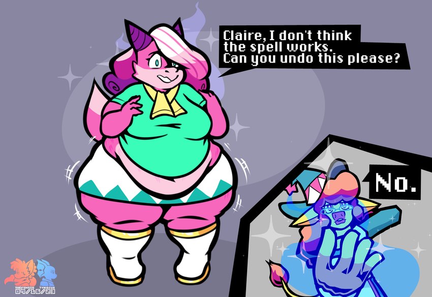 claire higsby and melody amaranth (super lesbian animal rpg) created by thefoxsista