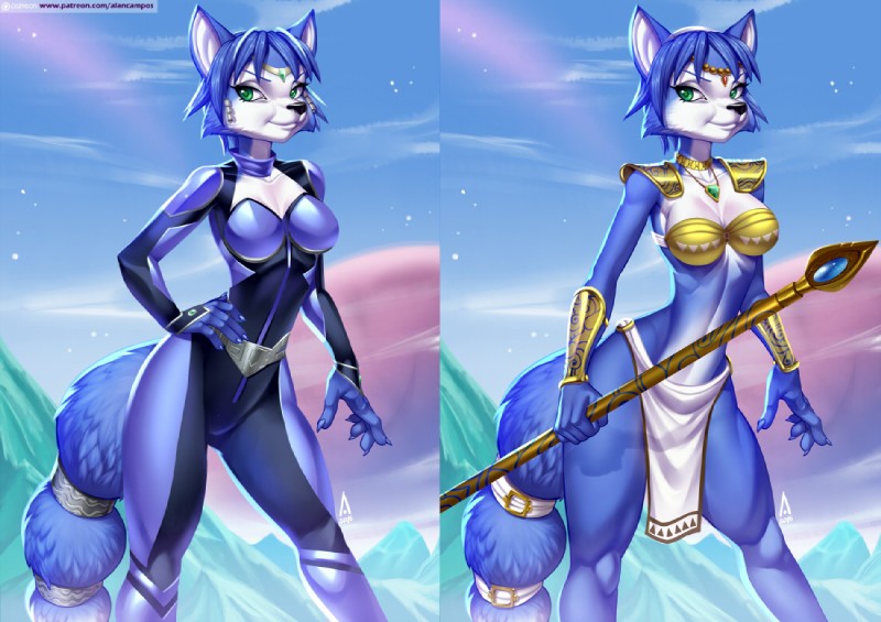 krystal (nintendo and etc) created by alanscampos