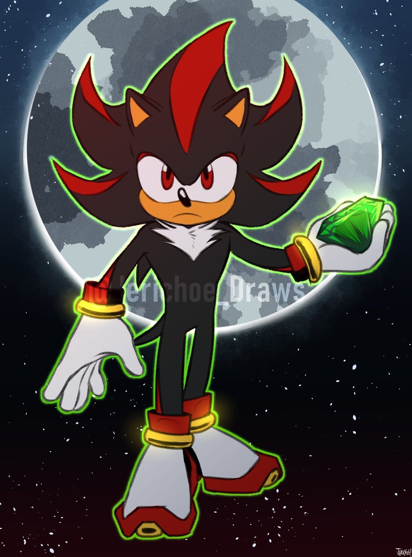 shadow the hedgehog (sonic the hedgehog (series) and etc) created by jerichoe