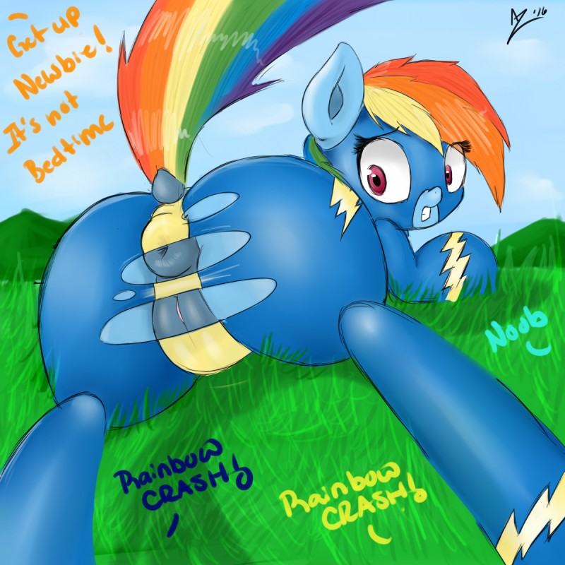 rainbow dash (friendship is magic and etc) created by aer0 zer0