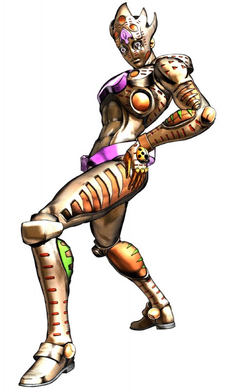 male muscular muscular_humanoid muscular_male not_furry pink_eyes pose simple_background solo stare white_background hirohiko_araki jojo's_bizarre_adventure gold_experience_requiem arthropod beetle cucujoid humanoid insect ladybug stand_(jjba) 3d_(artwork) 9:14 digital_media_(artwork) hi_res meme official_art