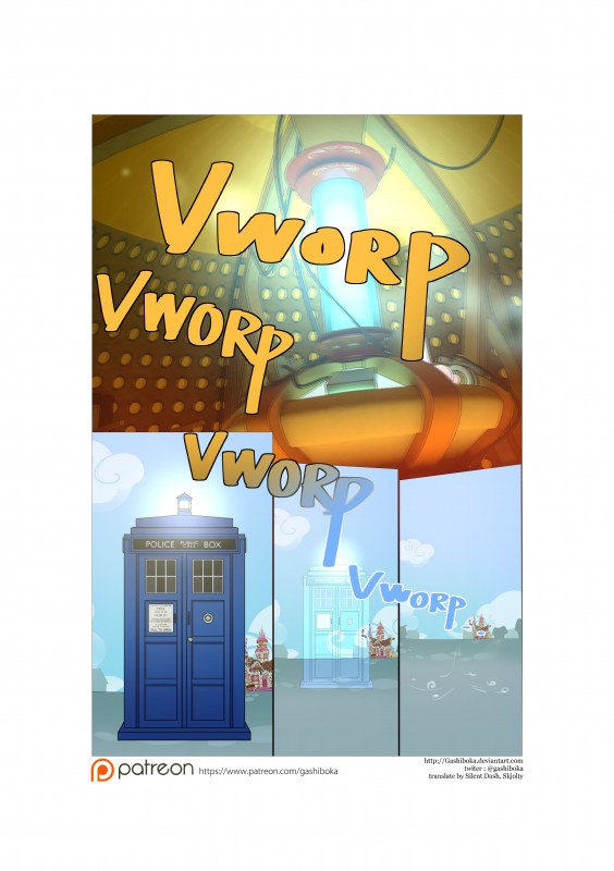 border tardis text white_border zero_pictured gashiboka british_broadcasting_corporation doctor_who hasbro my_little_pony 2015 absurd_res comic digital_media_(artwork) english_text hi_res url