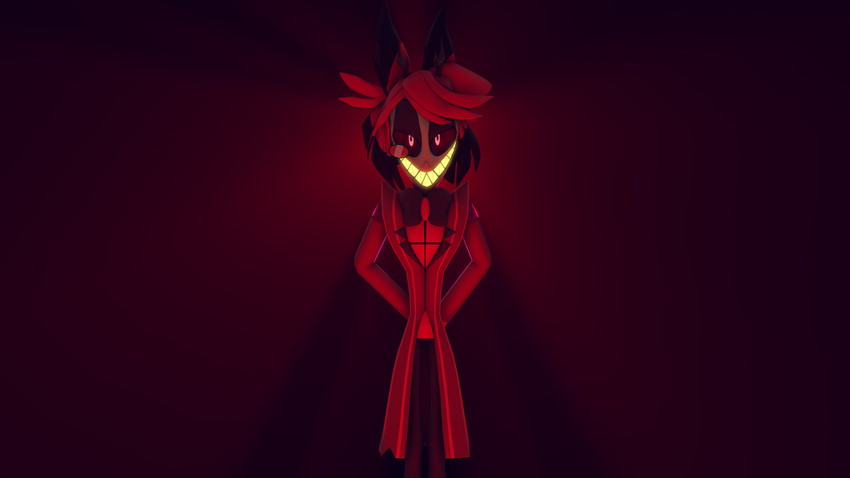 alastor (hazbin hotel) created by senthaurekmern