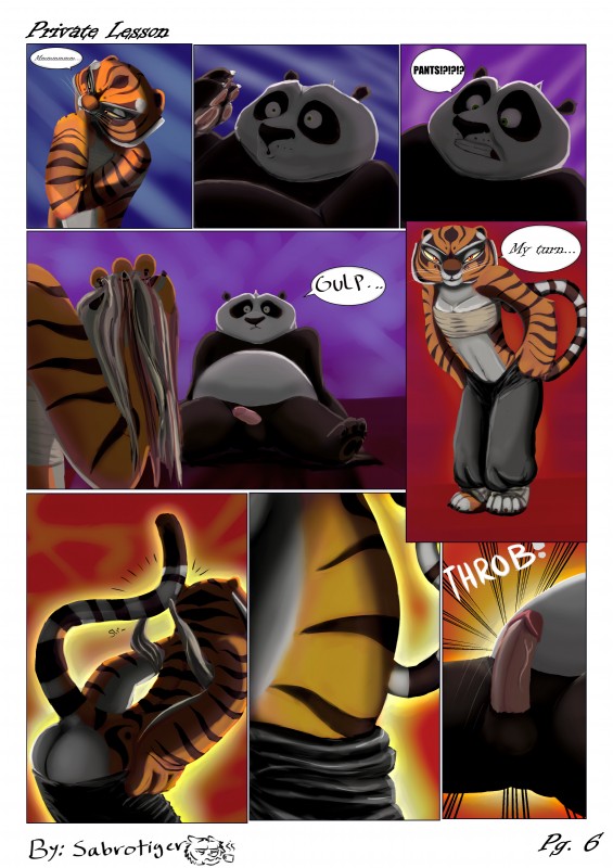 master po ping and master tigress (kung fu panda and etc) created by sabrotiger