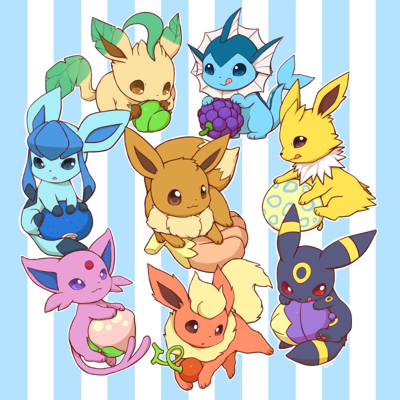 ambiguous_gender aspear_berry berry blue_sclera bluk_berry brown_sclera cheri_berry chesto_berry daww feral food fruit group lum_berry nanab_berry oran_berry pecha_berry plant pokemon_berry purple_sclera red_sclera tail huiro nintendo pokemon canid canine eevee eeveelution espeon flareon generation_1_pokemon generation_2_pokemon generation_4_pokemon glaceon jolteon leafeon mammal pokemon_(species) umbreon vaporeon 1:1 hi_res