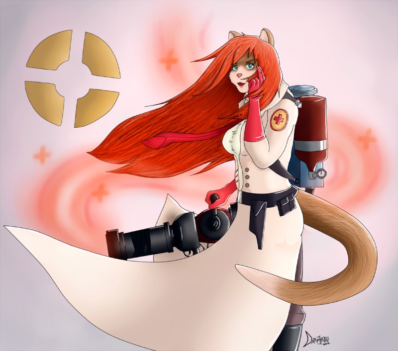 medic (team fortress 2 and etc) created by fuzzikayu