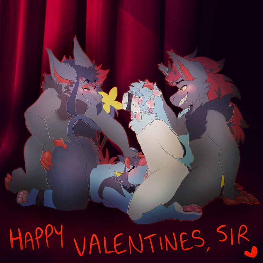 pup, ring, trick, and zirkoa (valentine's day and etc) created by puppeon