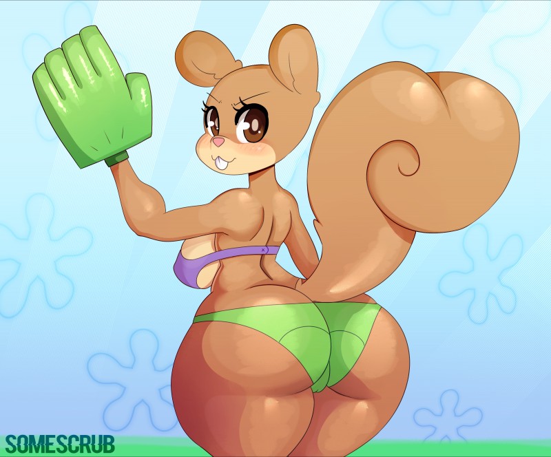 sandy cheeks (spongebob squarepants and etc) created by somescrub