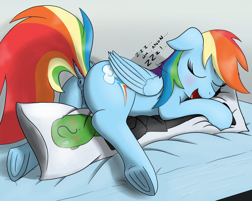 69_position anus blue_body body_pillow dakimakura dakimakura_pillow equine_anus female genitals oral pillow puffy_anus pussy raised_tail sex sleeping tail tail_anus wings eels_(artist) friendship_is_magic hasbro my_little_pony mythology anon rainbow_dash_(mlp) equid equine horse human mammal mythological_creature mythological_equine pegasus pony absurd_res hi_res