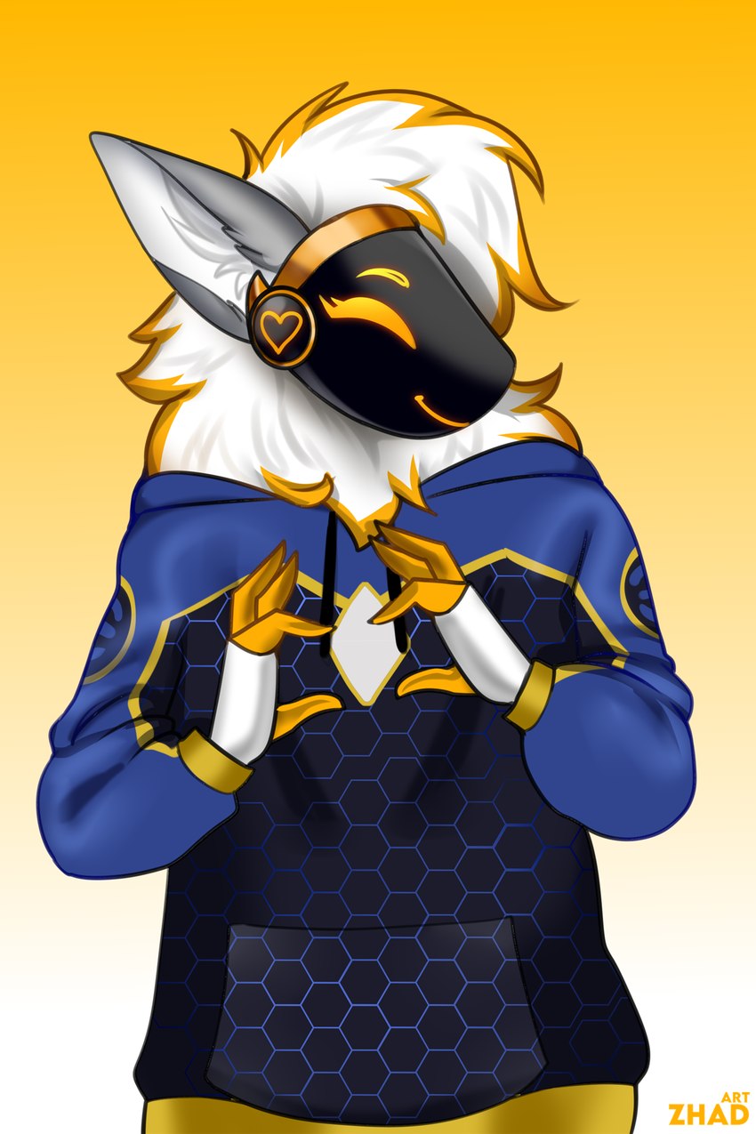 juno (my furry protogen) created by zhadart