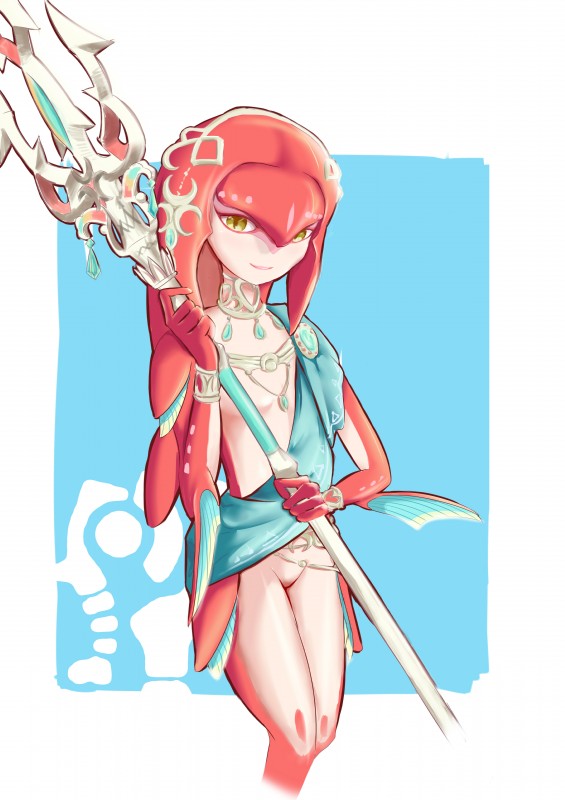 mipha (the legend of zelda and etc) created by caohu