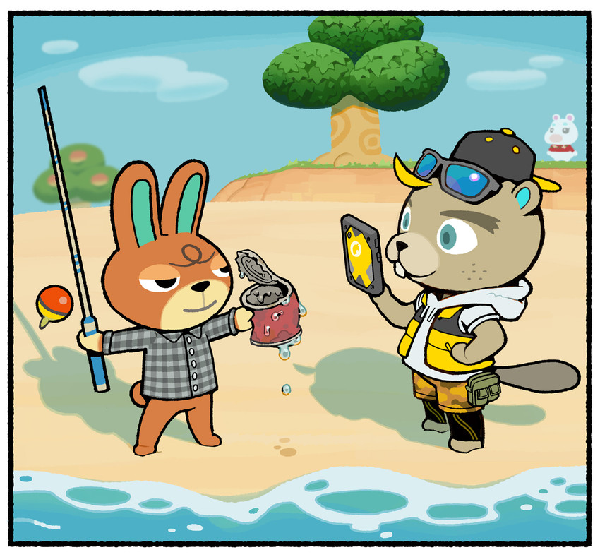 c.j., claude, and flurry (animal crossing and etc) created by shirimoto