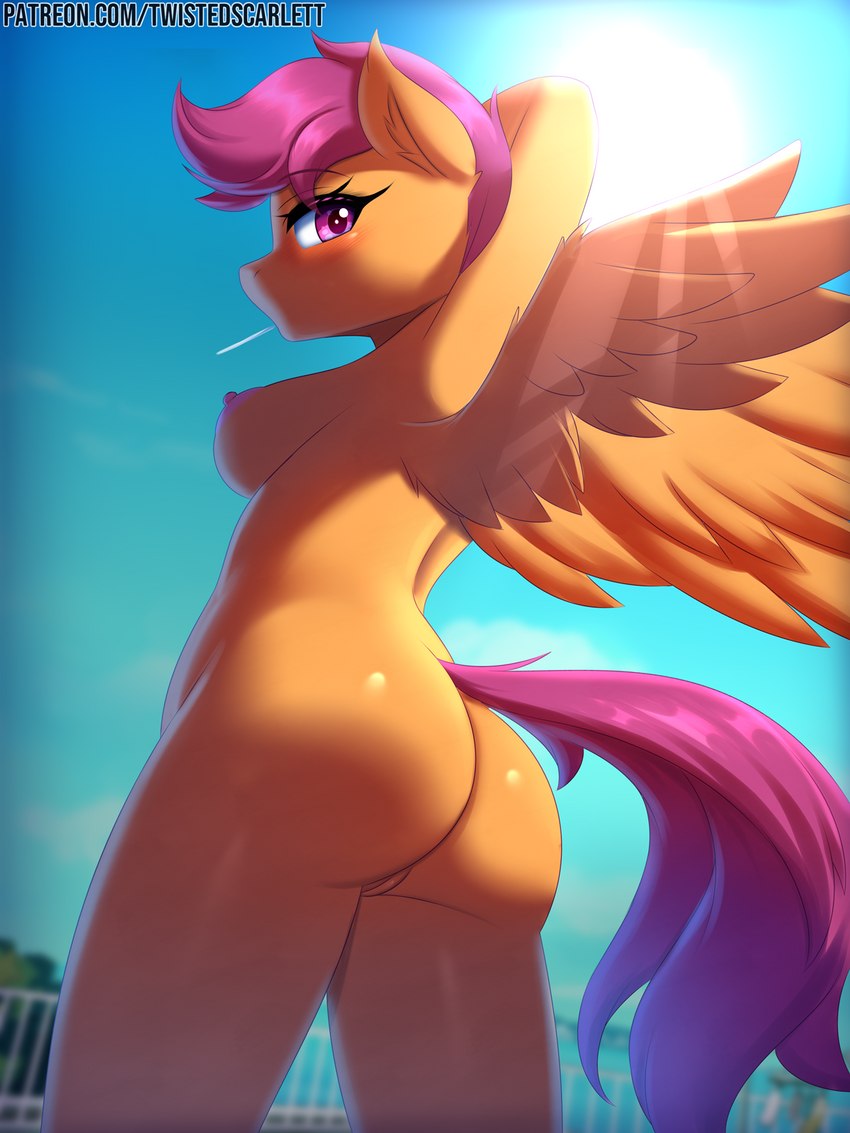 scootaloo (friendship is magic and etc) created by twistedscarlett60