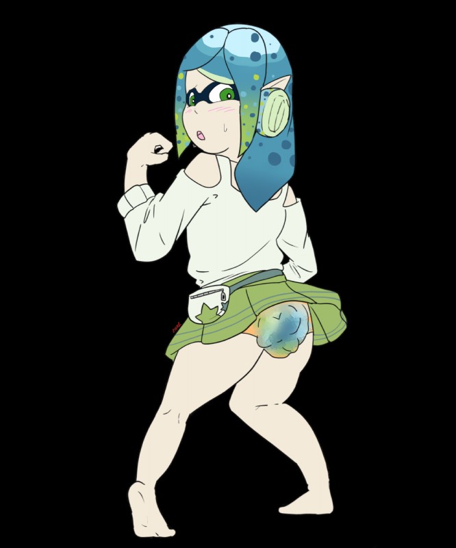 blush butt clothing feces female ink open_mouth pooping scatplay simple_background soiling soiling_clothing solo tentacles transparent_background raveneevee nintendo splatoon animal_humanoid cephalopod cephalopod_humanoid humanoid inkling marine marine_humanoid mollusk mollusk_humanoid 2019 5:6 alpha_channel digital_media_(artwork) hi_res