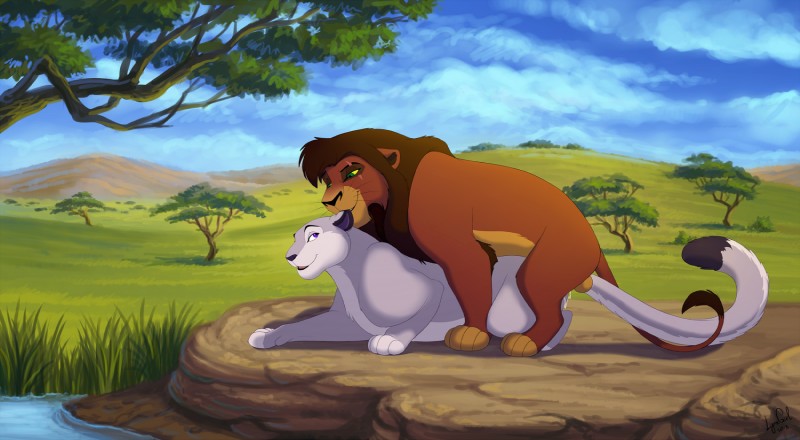 kovu and xaviera (the lion king and etc) created by reallynxgirl