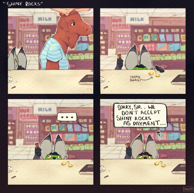 anthro candy dessert dialogue food fur mackythejacky text donkeyramen comet_(cometdafox) canid canine fox mammal absurd_res comic digital_media_(artwork) english_text hi_res