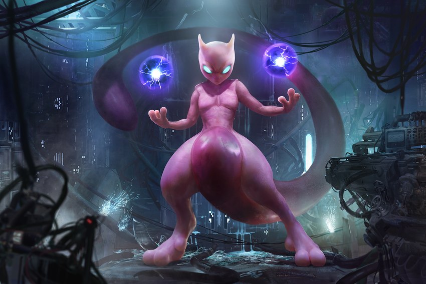 3_fingers electricity energy fingers glowing glowing_eyes inside male orbs psychic_powers solo tail spectrumshift nintendo pokemon generation_1_pokemon legendary_pokemon mewtwo pokemon_(species) 2023 3:2 digital_media_(artwork)