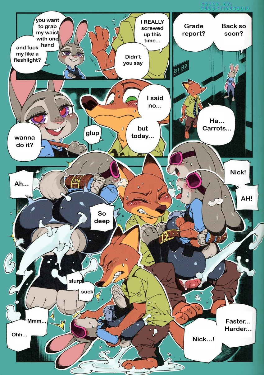 judy hopps and nick wilde (bear hand and etc) created by ireading62 and seductivesquid