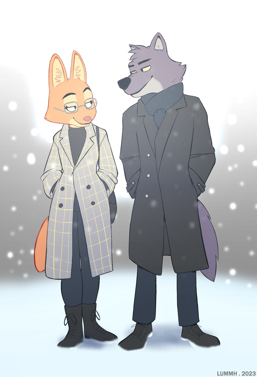 diane foxington and mr. wolf (the bad guys and etc) created by chilllum