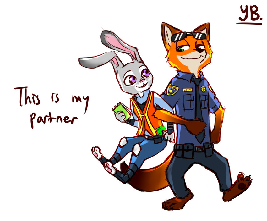 judy hopps and nick wilde (zootopia and etc) created by yibsy